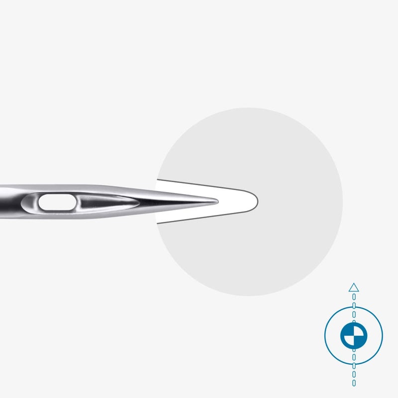 SCHMETZ NÃ¤hmaschinennadeln: 5 Super Stretch-Nadeln, Nadeldicke 75/11, HAx1SP, auf jeder gÃ¤ngigen HaushaltsnÃ¤hmaschine einsetzbar, fÃ¼r die Verarbeitung elastischer Stoffen mit dickeren NÃ¤hfÃ¤den - Image 2